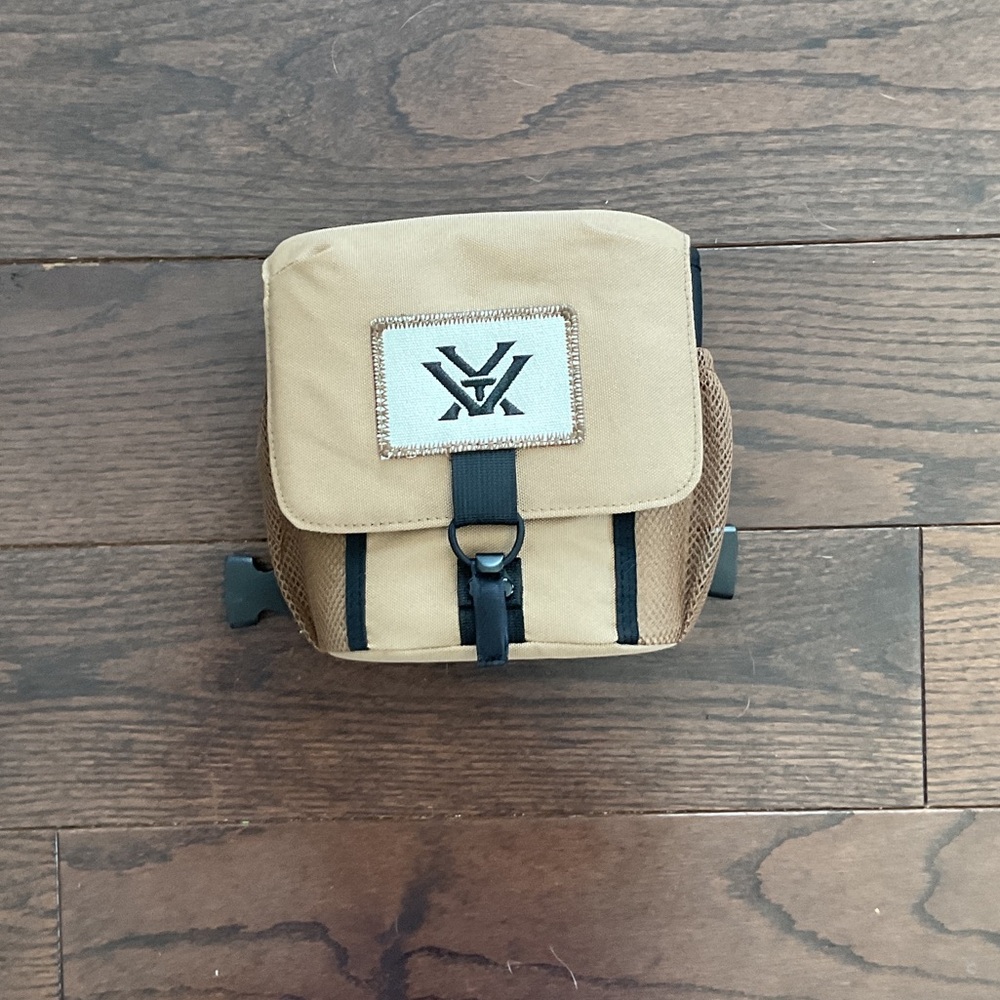 Tan and Black Men's Binoculars holder